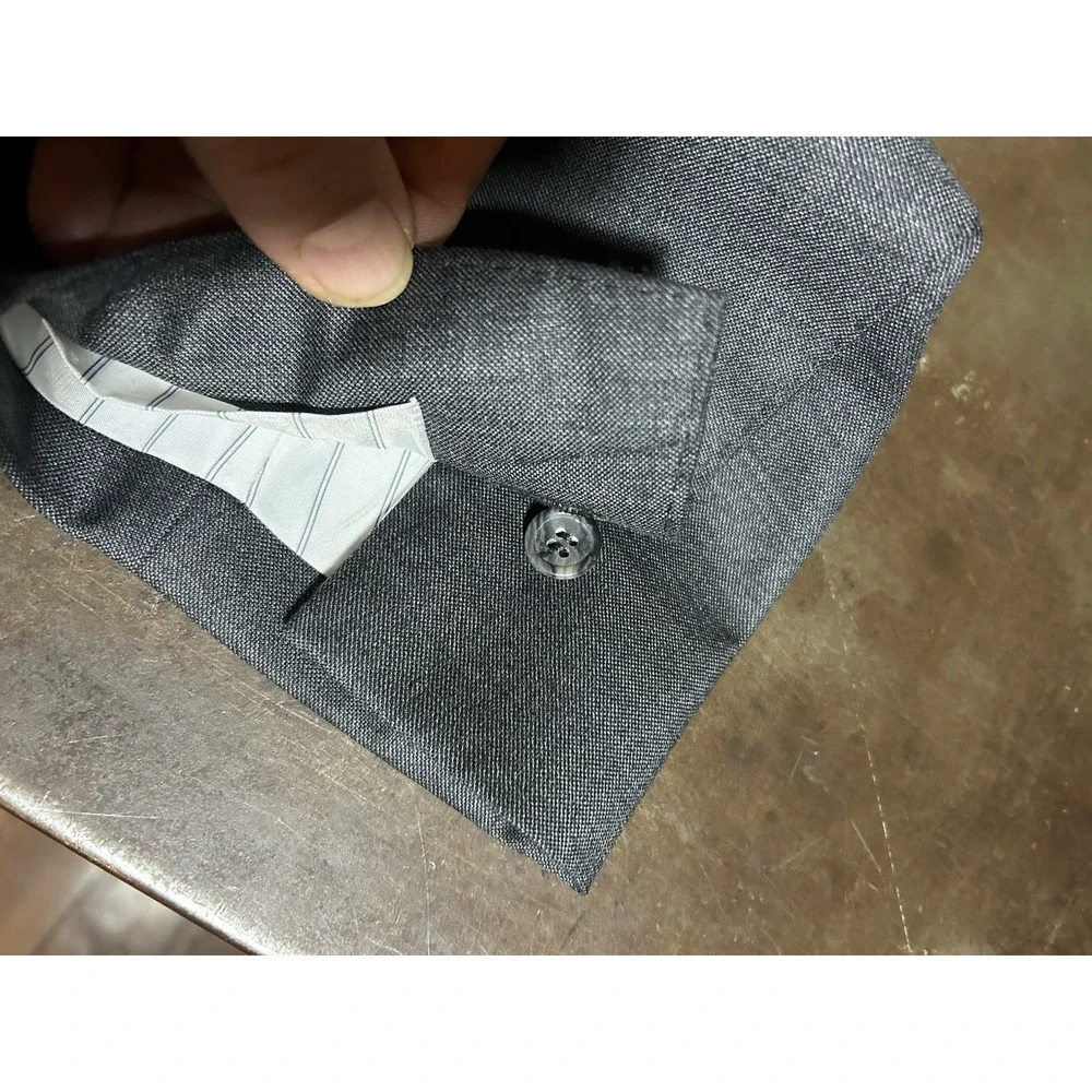 Suitsupply Lazio 2pc Suit Grey Wool Vitale Barberis Canonico 42R Slim 34x31